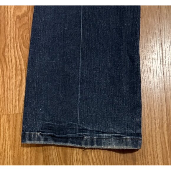 Womens Foxy Jeans Medium Wash Bootcut Jeans Back Pocket Stitch Detailing Size 9 - Picture 8 of 12